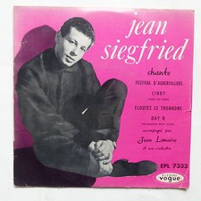 JEAN SIEGFRIED Festival d Aubervilliers Cindy ... EPL 7333