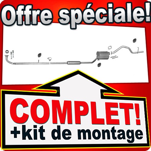 Ligne pot échappement pour - ligne,