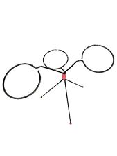 ANCIEN PORTE PLANTE SCOUBIDOU FER FORGE PAS CHAISE CACHE POT DE FLEUR