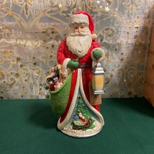 Père Noël Jim Shore avec sac