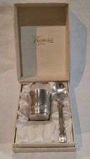 Ancien coquetier métal