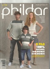LIVRE CATALOGUE TRICOT HOMME FEMME ENFANTS PHILDAR N°72