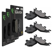 3 Kit plaquettes frein Av G, Av D et Ar Pour Kymco MXU 300 R de 2006 à 2021