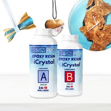 ICRYSTAL RESINE ULTRA TRANSPARENT- Idéal pour la création artistiques.