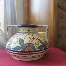 vase en céramique art déco N 168 de alphonse mouton signé ALPHO