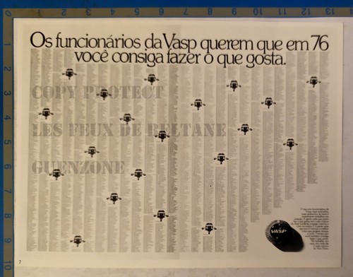 Vasp publicité bresil advert - bresil,