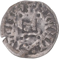 [#342966] Pièce de monnaie, France, Touraine, Denier Tournois, env. 1150-1200, Saint-Martin d