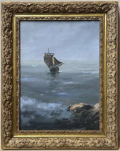 Antique original oil painting - original,