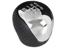 Sport cuir trou pommeau - trou, chrome