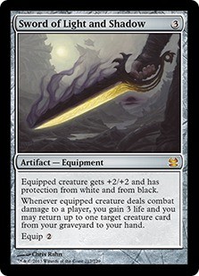 Magic mtg sword light - -, and