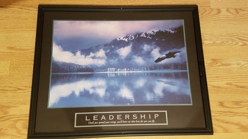 Wood framed leadership - framed,