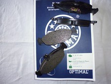 Jeu 4 plaquettes frein avants