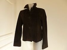 VESTE DROITE NEUVE CROUTE DE PORC TEINTE MARRON CHOCOLAT TAILLE 44 