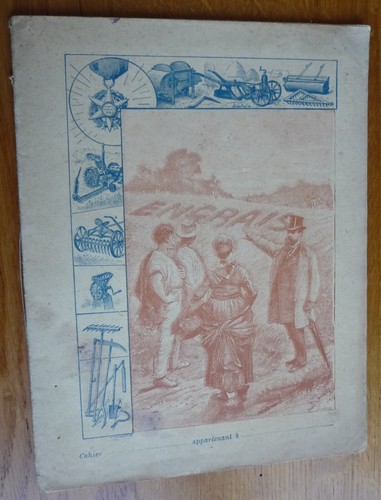 Ancien protège cahier - ancien, protège-cahier