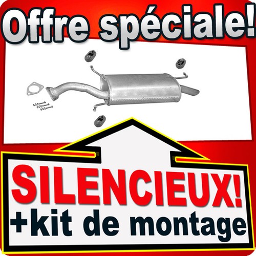 Silencieux arriere pour - silencieux,