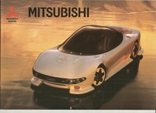 MITSUBISHI HSR GALANT COLT PAJERO V6 SPACE WAGON - 1989 / catalogue brochure