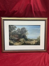 Tableau Ancien PAYSAGE HUILE