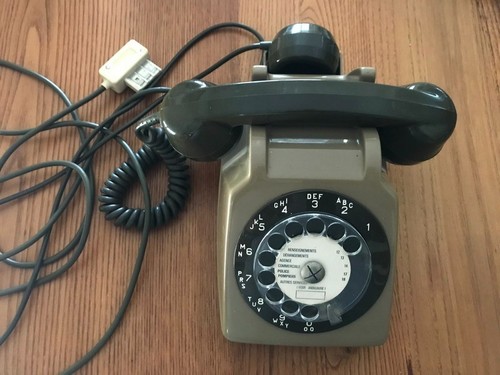 Téléphone fixe cadran - ,
