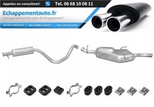 Échappement Saab 9-3 I/900 II 2.0 Turbo central + silencieux 4226320 4528253