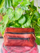 Trousse De Toilette Héritage En Cuir De Chèvre Vintage Pour Hommes Et Femmes