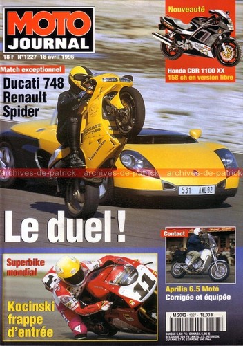 Moto journal 1227 essai road - moto,