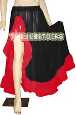 Jupe TMS noire/rouge à