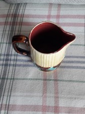 Vase vintage en barbotine en