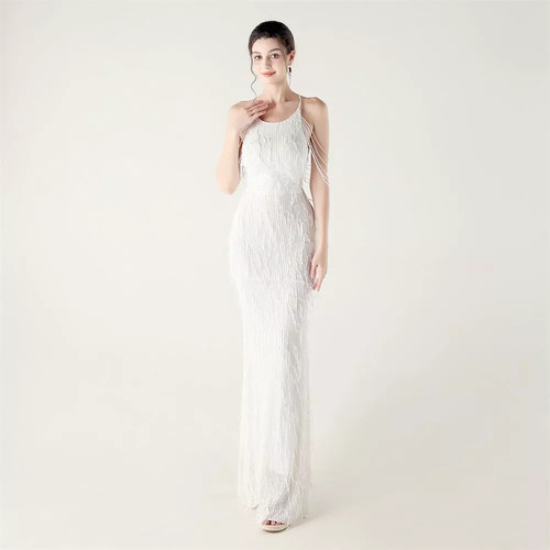 Longue robe blanc - longue,