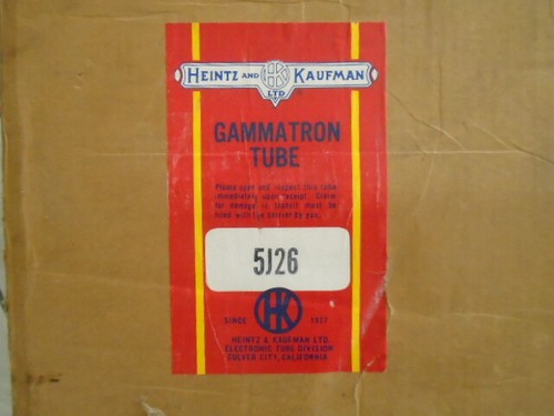 Heintz kaufman gammatron - heintz, &