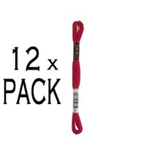 12x Anchor Torsade 8m, cyclam foncé, coton, couleur 65, 6 fils