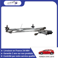 🇫🇷 MECANISME ESSUIE-GLACE AVANT HONDA CIVIC ➤76505SNAU02 ♻️