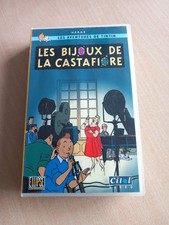 Vhs TINTIN LES BIJOUX DE LA CASTAFIORE Cassette Video Anime Bd Vintage