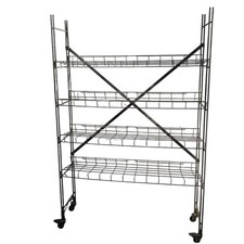 Shelf 8 inch wafer storage with Casters 123cmx31cmx189cm