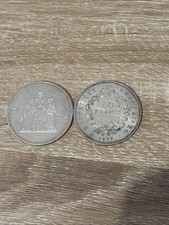 50francs Hercule Argent 2 Pièces 