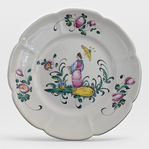 Assiette faïence desvres géo - assiette,