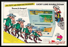 LUCKY LUKE  Print AD  Publicité  Jeu ORLITRONIC Vintage 80's   Pub 