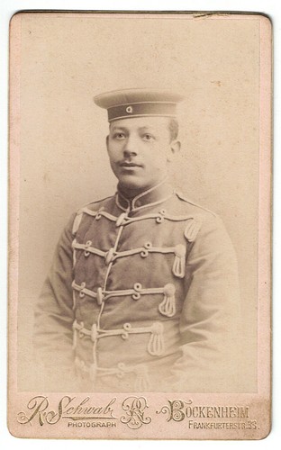 Cdv photo uniforme hussard - cdv,