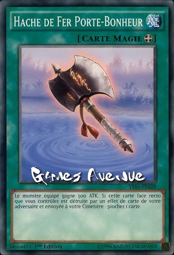 Hache de fer - yu-gi-oh,