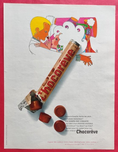 Publicité presse chocolat - publicité, presse: