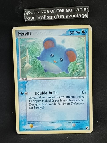 Carte pokémon marill 68 - carte,