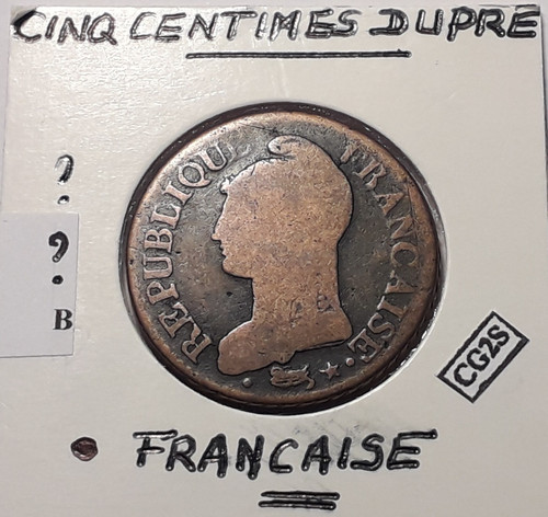 Fautee centimes dupré - , 5