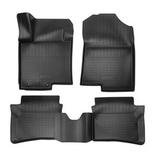 Tapis De Sol Caoutchouc 3D À Bords Hauts Pour Hyundai I20 Depuis 2020