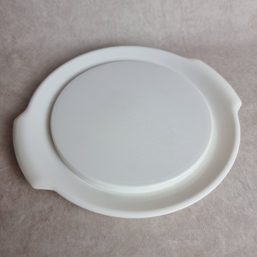 Plat rond plastique blanc - rond,