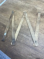 mètre en Bois outil ancien
