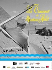 Affiche cinéma "Les Vacances de Mr Hulot" (1953) de Jacques Tati - 158 x 118cm