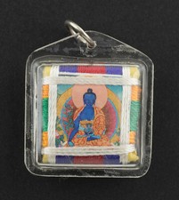 Amulette Bouddhiste - Bouddha médecine  Talisman Tsa Tsa talisman 5166