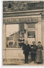 CARTE PHOTO A LOCALISER : salon moderne, Marcel, coiffure - tres bon etat