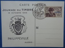 Algérie, carte 1er jour