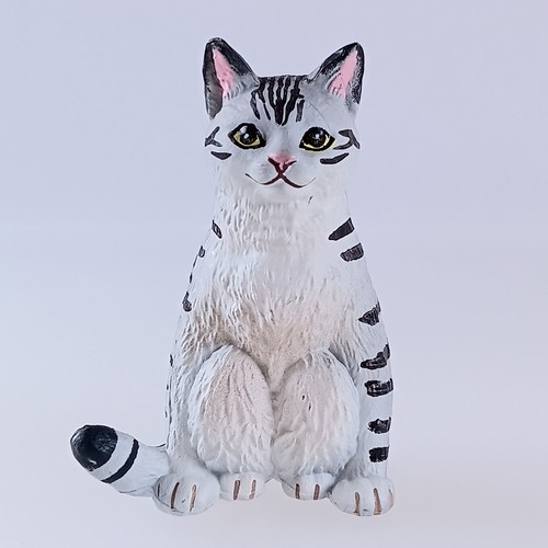 Figurine chat écaille de - figurine, en
