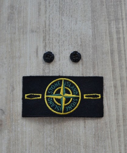Patch logo noir boutons - , badge